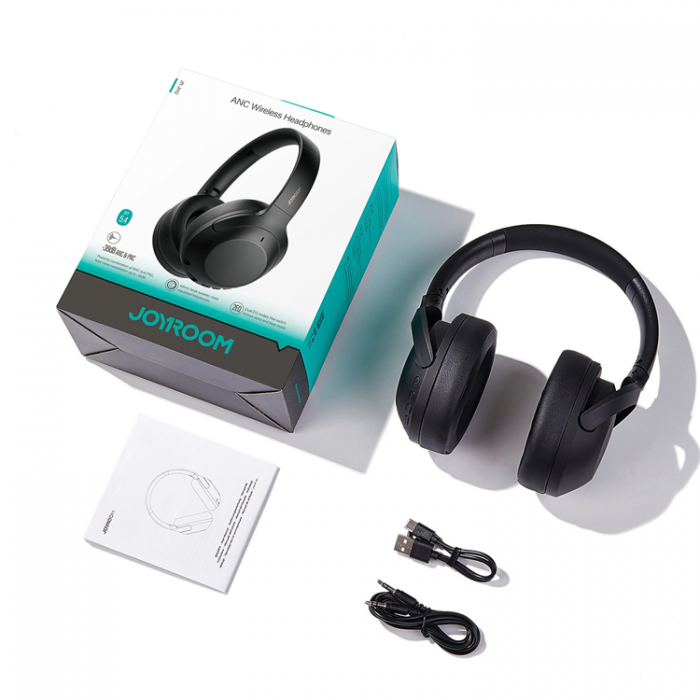 Joyroom - Joyroom Over-Ear Hrlurar Trdlsa ANC Bluetooth - Svart