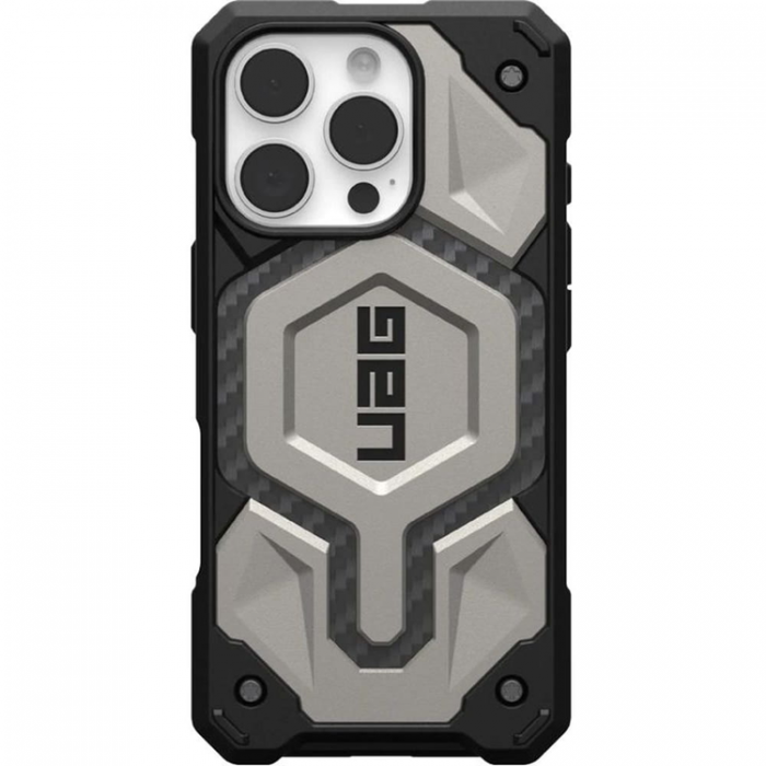 UAG - UAG iPhone 16 Pro Mobilskal MagSafe Monarch Pro - Titanium