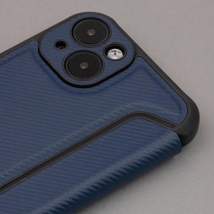 A-One Brand - iPhone 11 Plnboksfodral Smart Carbon - Bl