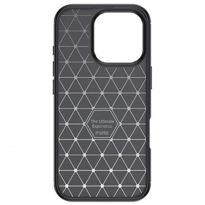 Beline - Beline iPhone 16 Pro Max Mobilskal Carbon Armor - Svart