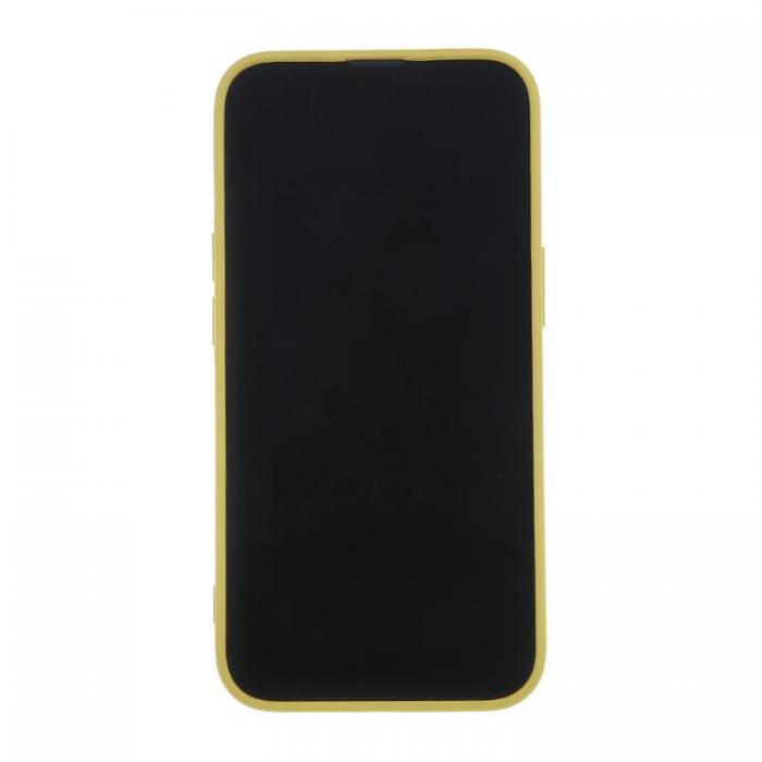 A-One Brand - iPhone 15 Mobilskal Finger Grip - Gul