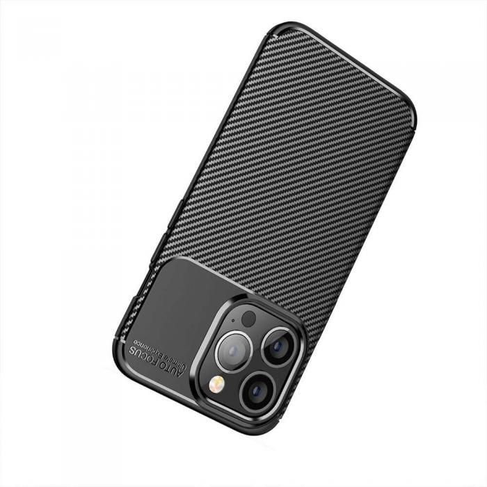 OEM - CARBON PREMIUM skal fr iPhone 14 Pro Max svart