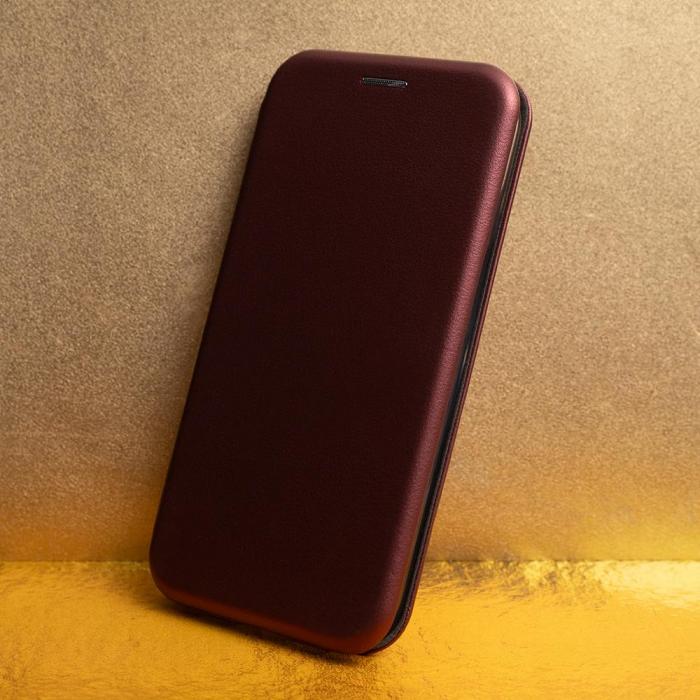 OEM - Smart Diva fodral fr Samsung Galaxy S22 burgundy