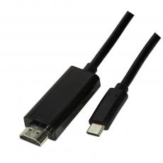 LogiLink - LogiLink USB-C till HDMI kabel 2.0 4K 1 8 m