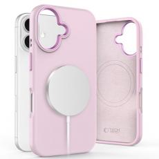 Tech-Protect - Tech-Protect iPhone 16 Mobilskal Magsafe Pure Silikon - Rosa Pearl