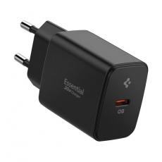 Spigen - Spigen Essential Snabbladdare EE201EU 1-Ports 20W - Svart