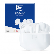 3MK - 3MK In-Ear Trådlösa Hörlurar Bluetooth 5.3 ANC LifePods - Vit