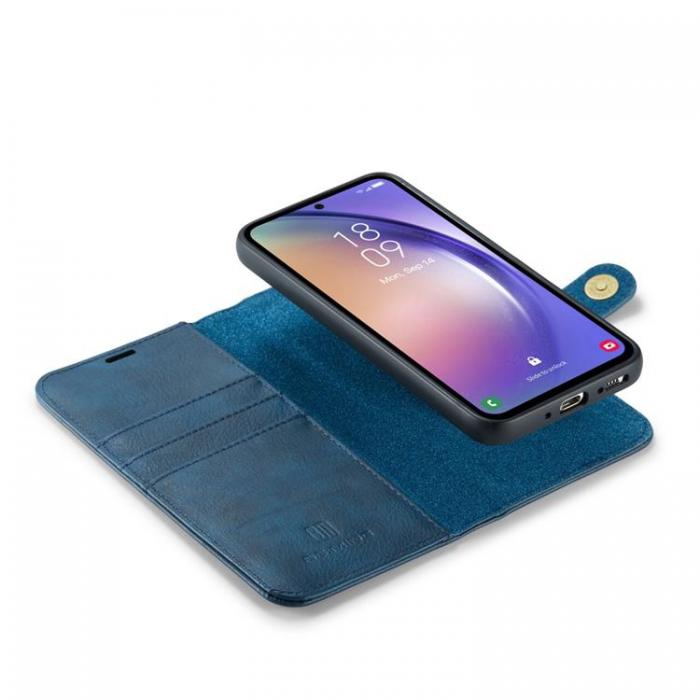 DG.MING - DG.MING Galaxy S23 FE Plnboksfodral kta Lder 2in1 - Bl