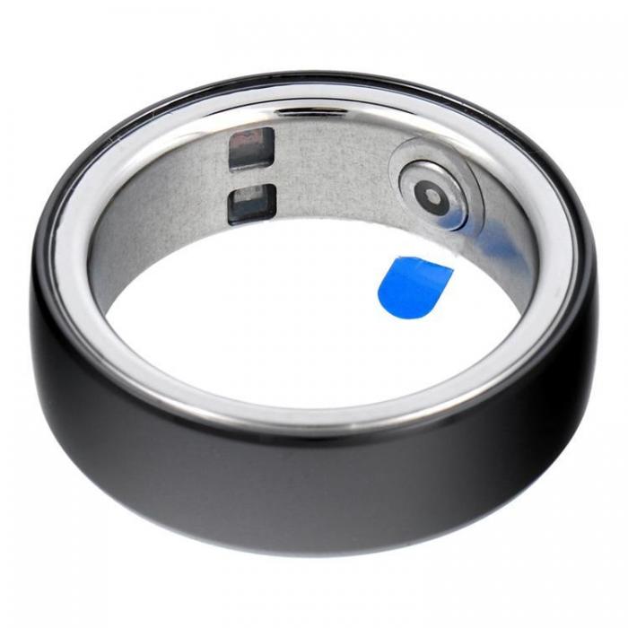 A-One Brand - Smart Ring Med Laddningsbox - Storlek (15.4mm)-Svart