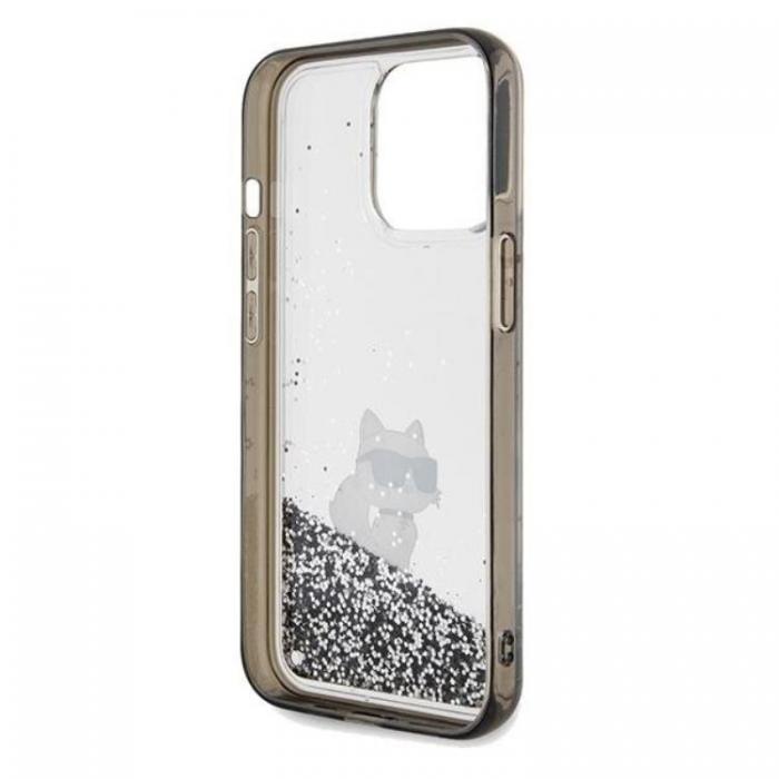 KARL LAGERFELD - KARL LAGERFELD iPhone 13 Pro/13 Mobilskal Liquid Glitter Choupette