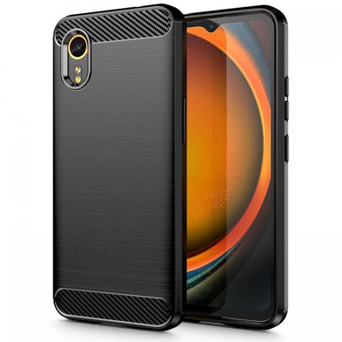 Tech-Protect - Tech-Protect Galaxy XCover 7 Mobilskal TPUCarbon - Svart