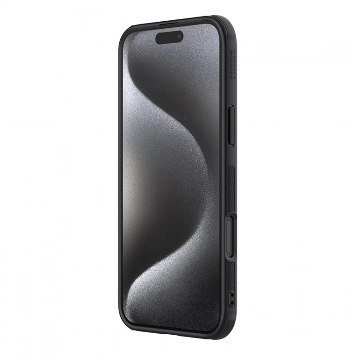 Nillkin - Nillkin iPhone 16 Pro Mobilskal Magnetic Super Frosted Shield Pro - Svart