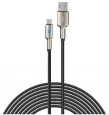 Devia - Devia USB Till USB-C 1.5m Kabel 2.1A Mars EC313 - Svart