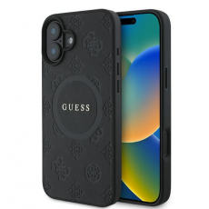 Guess - Guess iPhone 16 Plus Mobilskal Magsafe Saffiano Peony Classic Logo