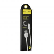 Hoco - HOCO snabbladdning USB-A till Lightning kabel X1 3m - Vit