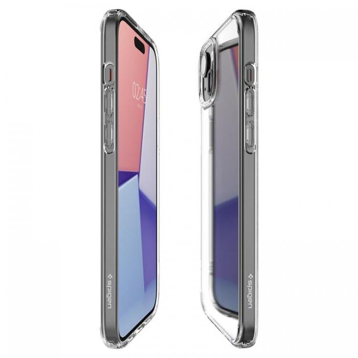 Spigen - Spigen iPhone 15 Plus Mobilskal Ultra Hybrid - Crystal Clear