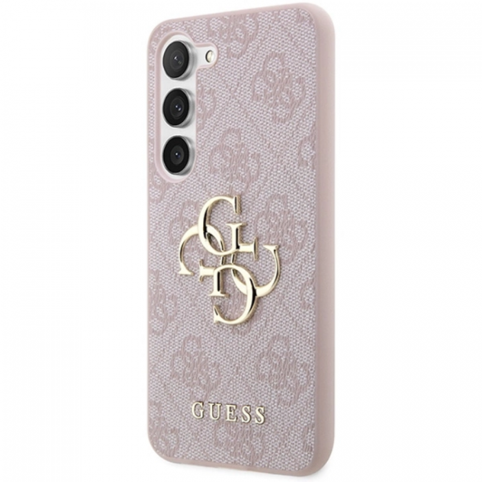 Guess - Guess Galaxy A55 5G Mobilskal Big Metall Logo - Rosa