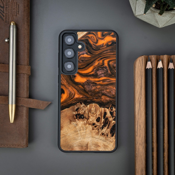 Bewood - Bewood Galaxy S24 Plus Mobilskal Unique Orange