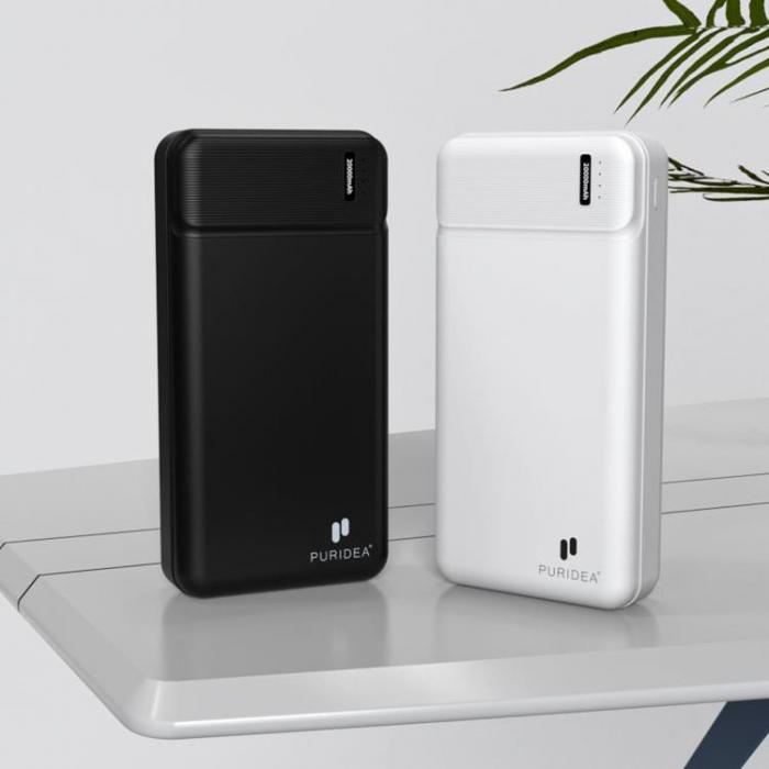 Puridea - Puridea Powerbank 20000 mAh PD QC 3.0 3A 20W Q7 - Svart