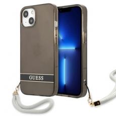 Guess - Guess iPhone 13 mini Skal Translucent Stap - Svart