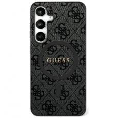 Guess - Guess Galaxy S25 Plus Mobilskal MagSafe 4G Ring Classic Logo - Svart