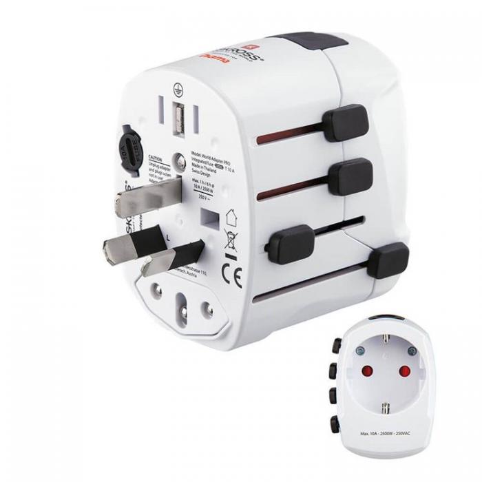 Hama - HAMA Reseadapter Vrlden Pro EU-WORLD 3-stift