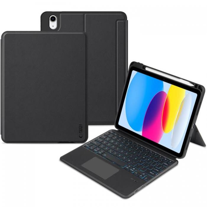 Tech-Protect - Tech-Protect iPad 10.9 (2022) Fodral SCMAG Pen + Keyboard - Svart