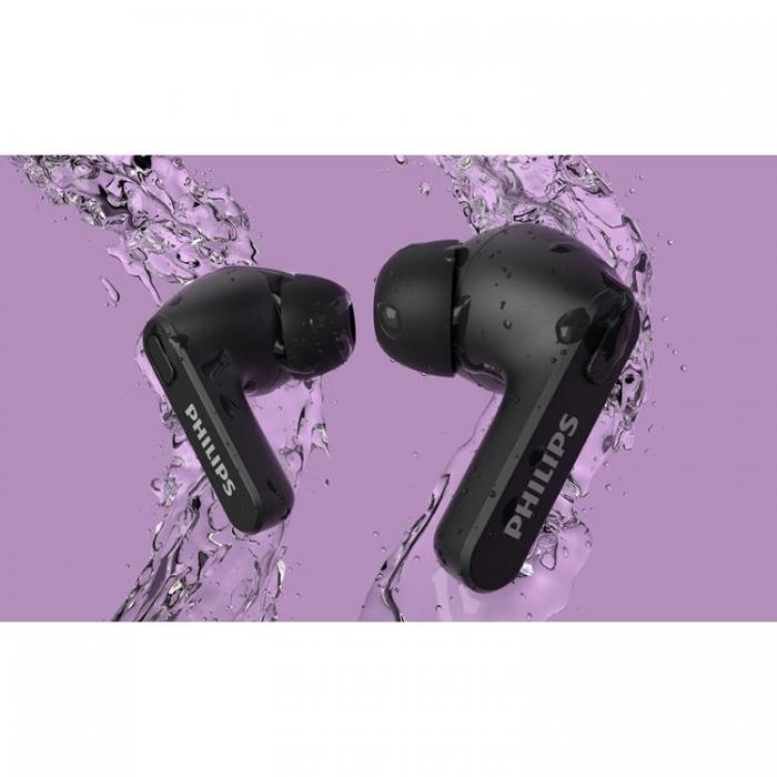 Philips - PHILIPS True Wireless In-Ear-Hrlurar, IPX4-klass - Svart