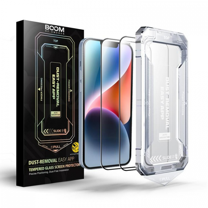 Boom of Sweden - LIVSTIDSGARANTI - BOOM iPhone 16e Hrdat Glas Skrmskydd - 2 Pack