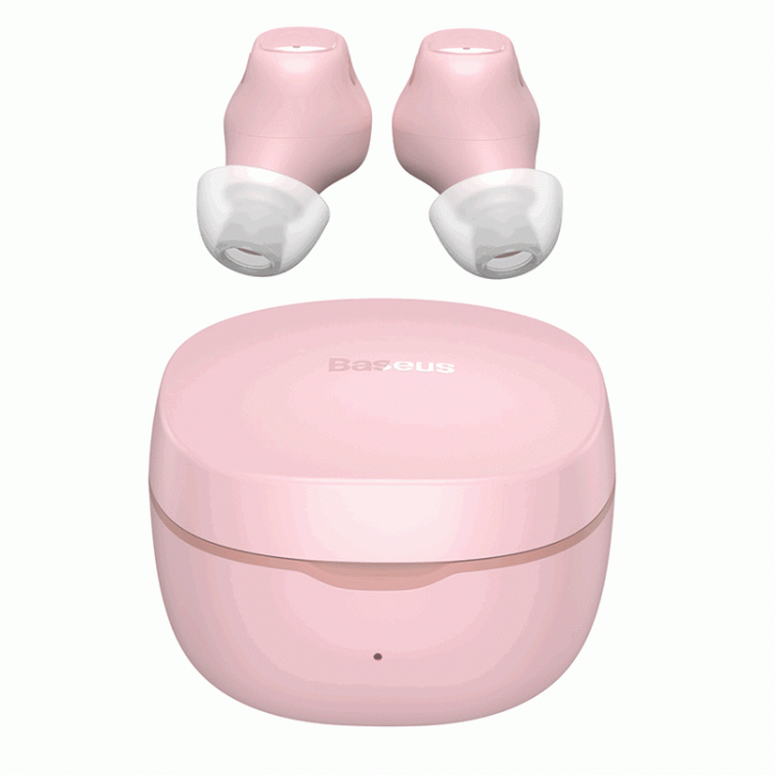 BASEUS - Baseus Trdlsa Hrlurar In-Ear TWS Bluetoot - Rosa