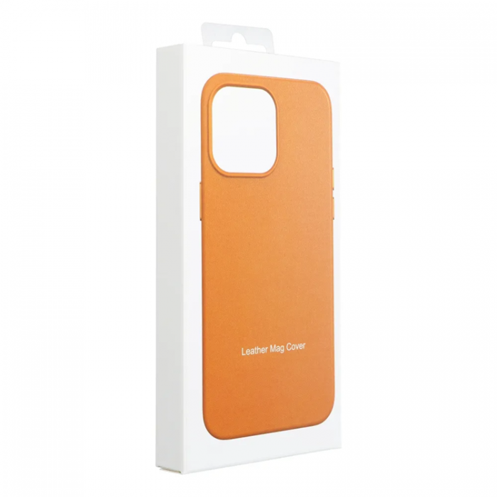 A-One Brand - iPhone 16 Mobilskal Magsafe Lder - Orange