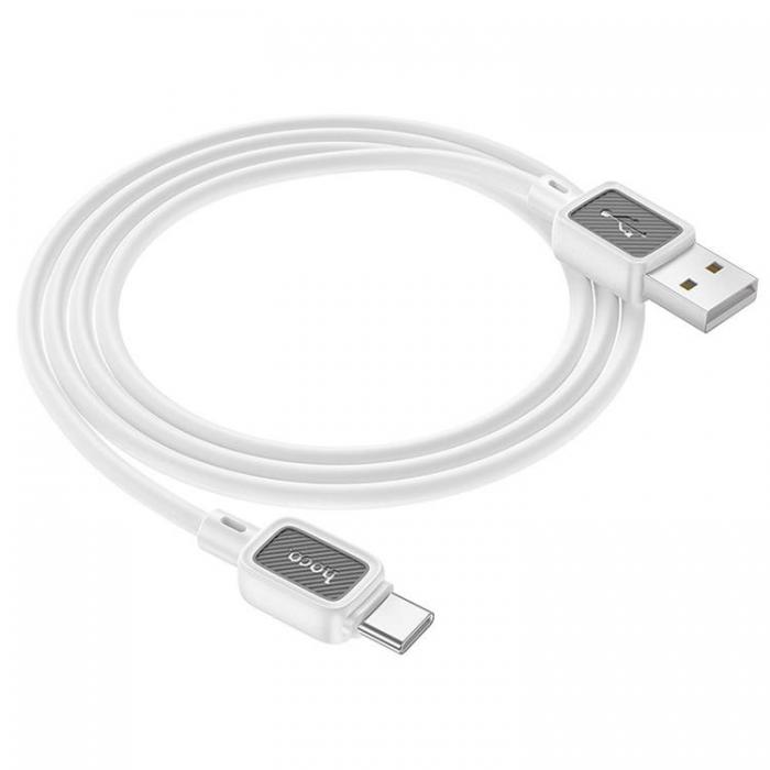 Hoco - Hoco USB-A Till USB-C Kabel 3A 1m X108 - Vit