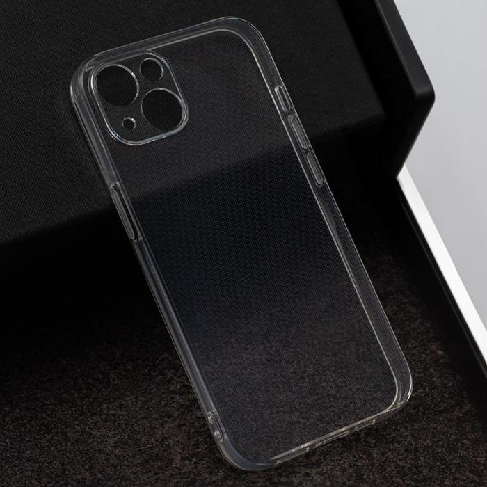 TelForceOne - Slim fodral fr iPhone 14 Transparent Skyddande och Elegant