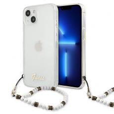 Guess - Guess White Pearl Skal iPhone 13 - Transparent