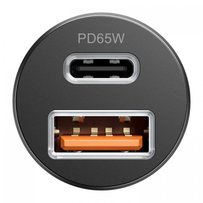 Proove - Proove Billaddare USB-A - USB-C 65W Tiny Power Pro - Svart