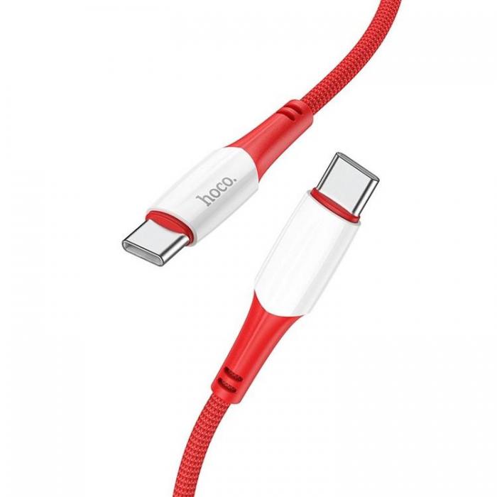 Hoco - Hoco PD USB-C till USB-C kabel 60W 1m - Rd