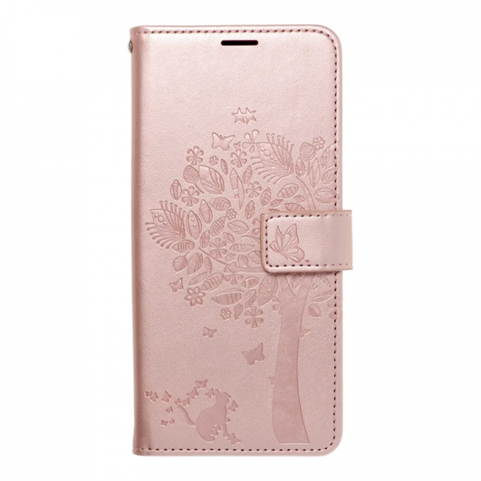 A-One Brand - Galaxy A36 Plnboksfodral Mezzo Tree - Rosa Guld