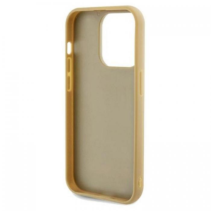 Guess - Guess iPhone 14 Pro Max Mobilskal Disco Script Metal - Guld