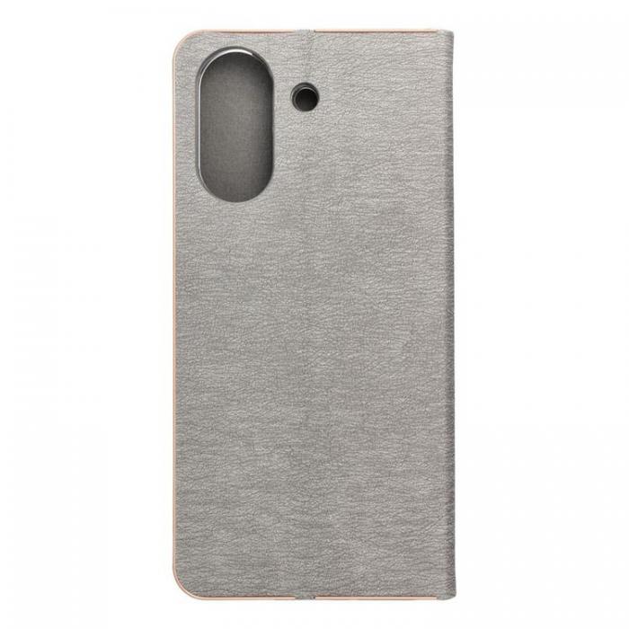 A-One Brand - Xiaomi Redmi 13C/Poco C65 Plnboksfodral Luna Guld - Silver