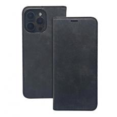 A-One Brand - iPhone 16 Plus Plånboksfodral Smart Suede - Svart