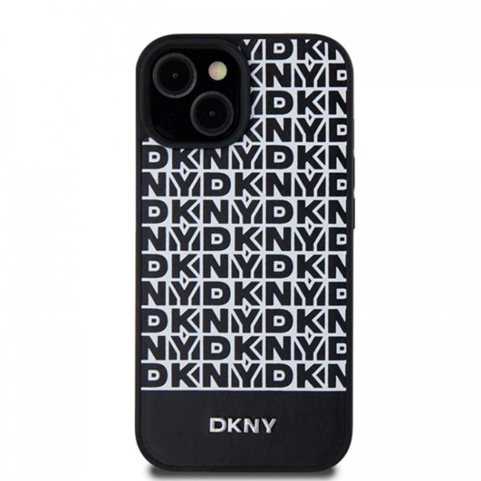 DKNY - DKNY iPhone 15/14/13 Mobilskal Magsafe Lder Printed Pattern