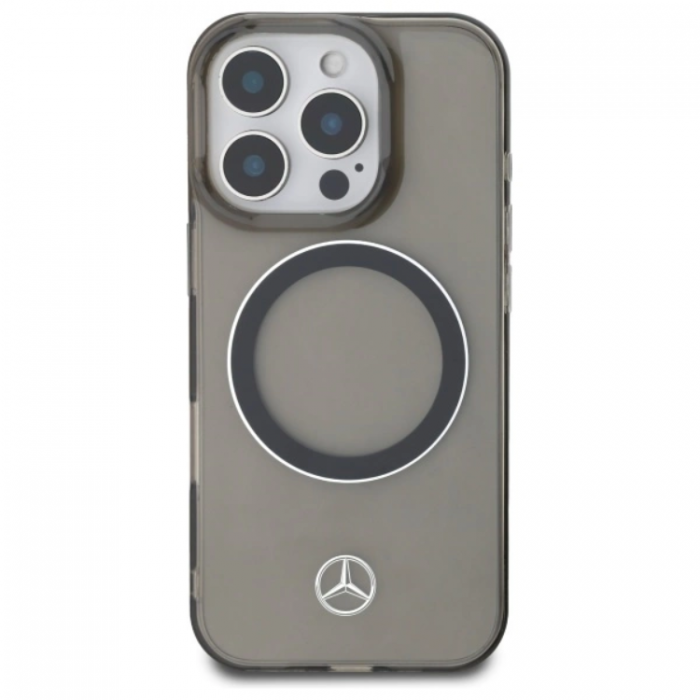 Mercedes - Mercedes iPhone 16 Pro Mobilskal Magsafe Printed Logo - Svart