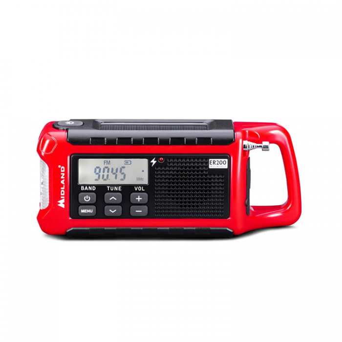 MIDLAND - Midland Ndradio ER200 - Rd/Svart