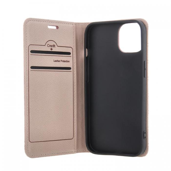 A-One Brand - Galaxy A14 5G/4G Plnboksfodral Smart Caro - Beige