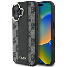 DKNY - DKNY iPhone 16 Mobilskal MagSafe Checkered Pattern - Svart