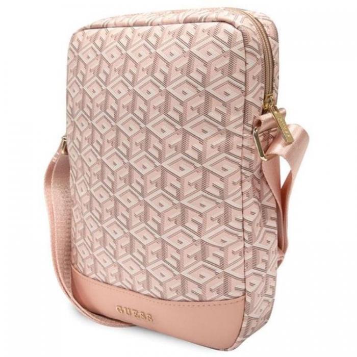 Guess - Guess Tablet Fodral 10'' GCube Stripe - Rosa