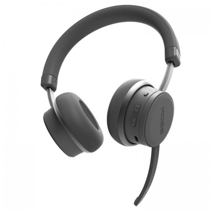 Koss - KOSS Headset CS340iBT Qz Over-Ear Mic Remote - Svart