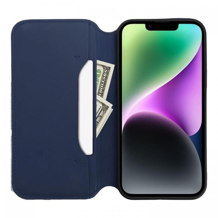 A-One Brand - Xiaomi 13 Lite Plnboksfodral Dual Pocket - Navy