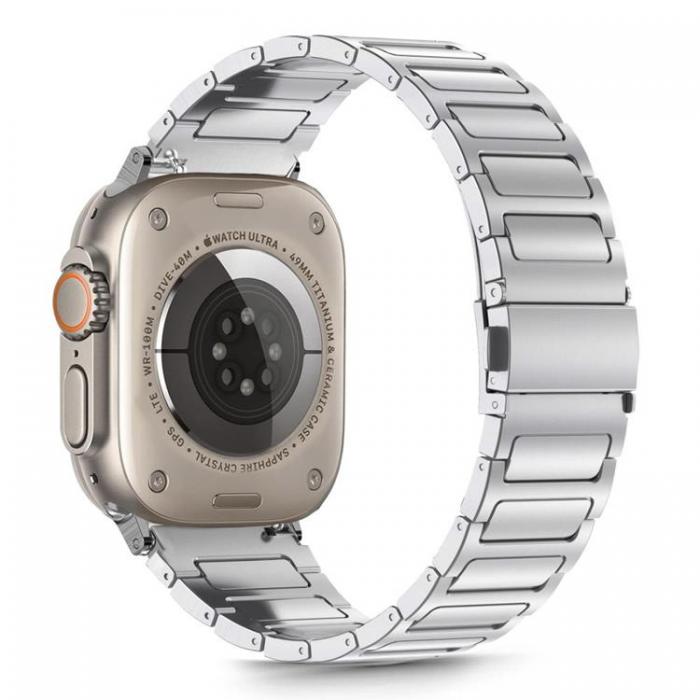 Tech-Protect - Tech-Protect Apple Watch (44/45/46/49mm) Armband Stainless Classic - Silver