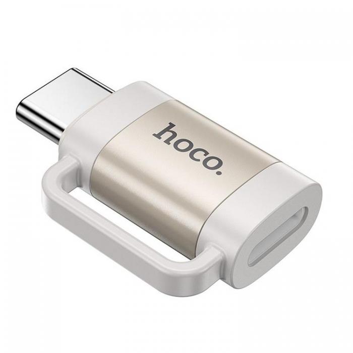 Hoco - Hoco Adapter OTG USB-C Till Lightning 3A UA31E - Gr